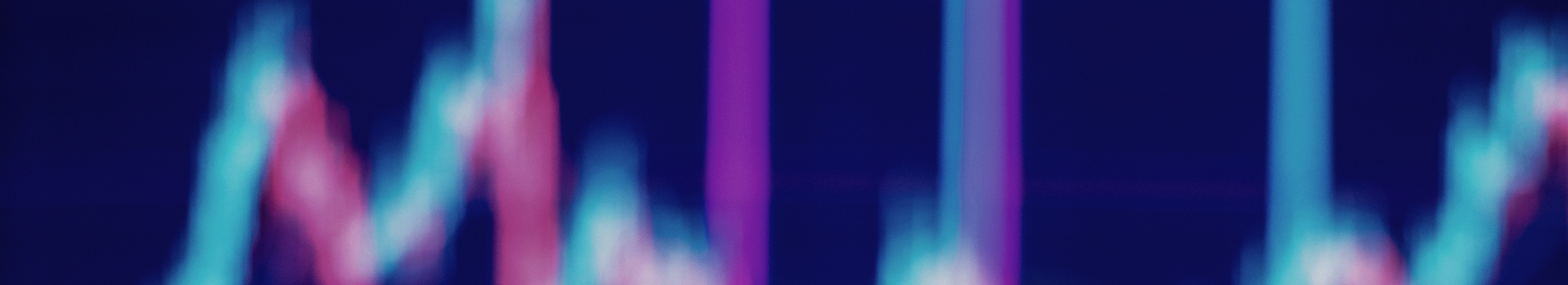 An abstract data waveform image symbolizing health economics and reimbursement assessment
